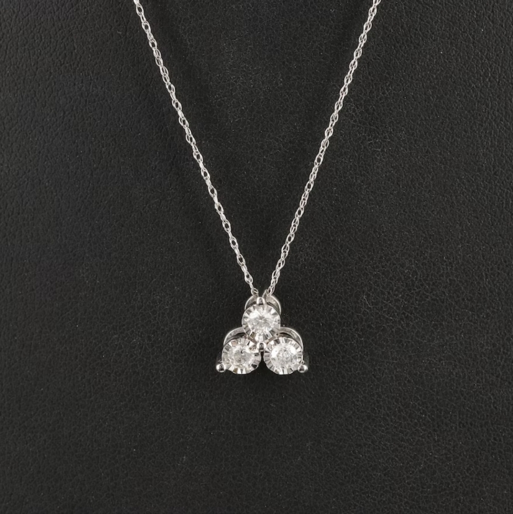 10k Diamond Necklace